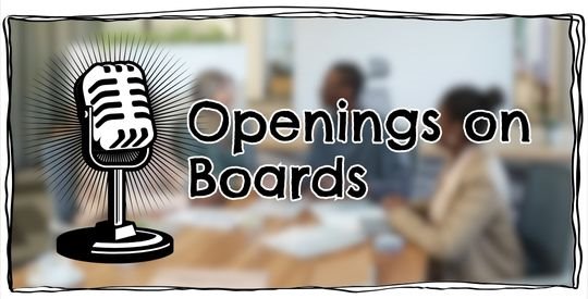 Microphone graphic on a blurry background