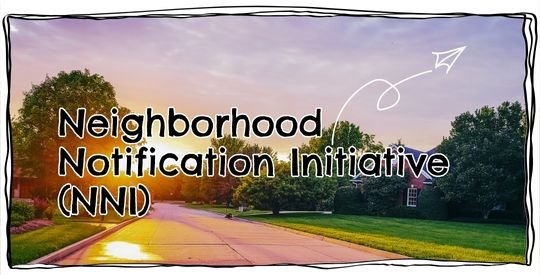 Sunset on a neighborhood street