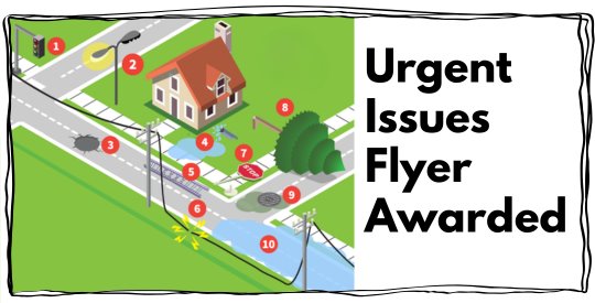 Urgent Issues & Who to Call Flyer Awarded
