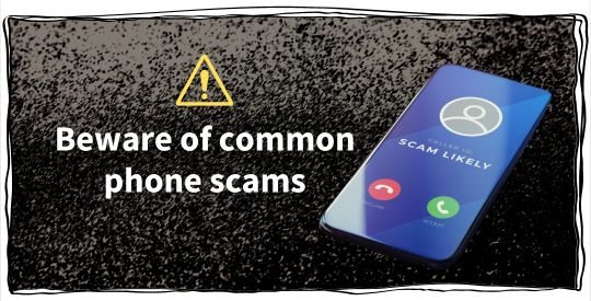 Phone ringing from an unknown caller on a black background