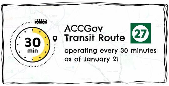 Clock graphic highlighting a 30 minute frequency