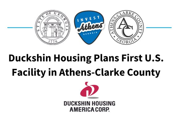 Duckshin Housing Plans First U.S. Facility in Athens-Clarke County