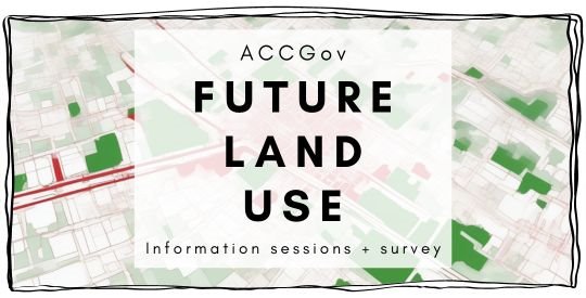 Future Land Use text on a map background