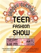 Lyndon House Arts Center's Teen Club Fashion Show Flier