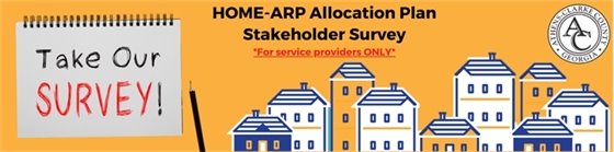 HOME-ARP Allocation Plan Service Provider Survey Button