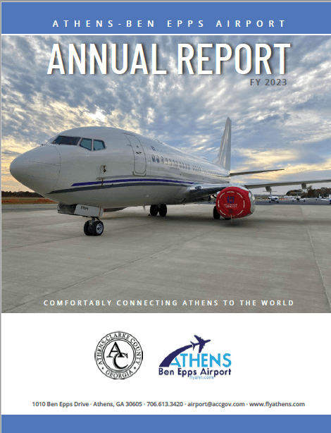 Cover Page of Athens Airport Annual Report FY2022