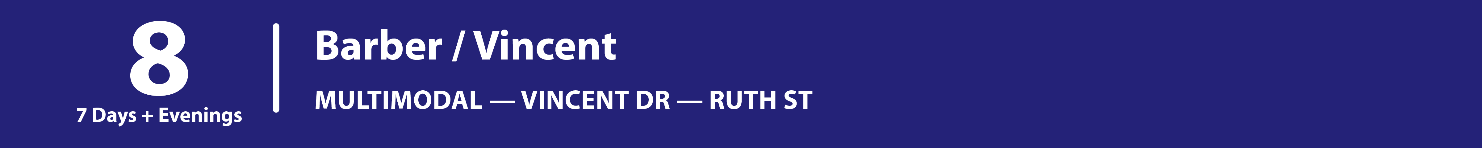 Route 8, Barber / Vincent 