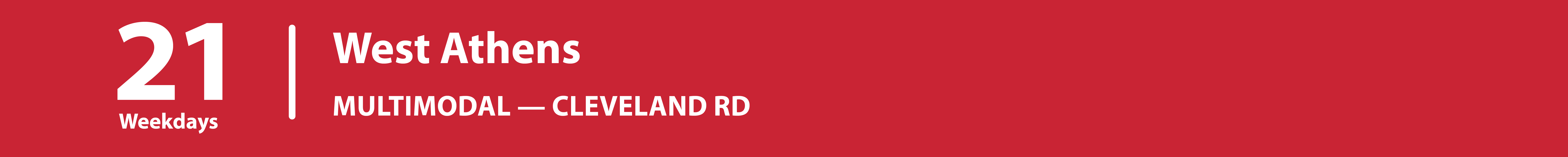 Route 21, West Athens