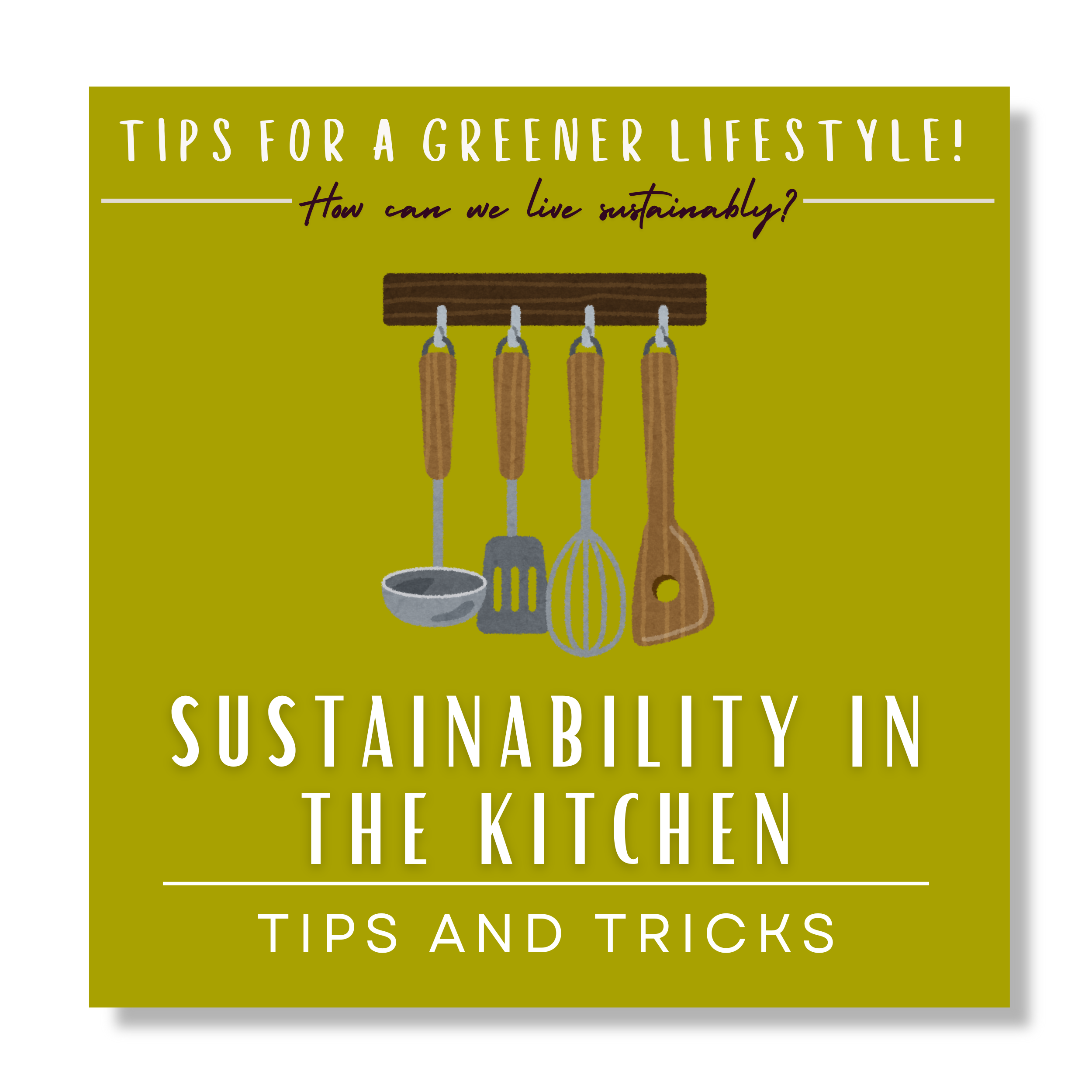 Click here for Tips for a Greener Lifestyle: Sustainability in the Kitchen