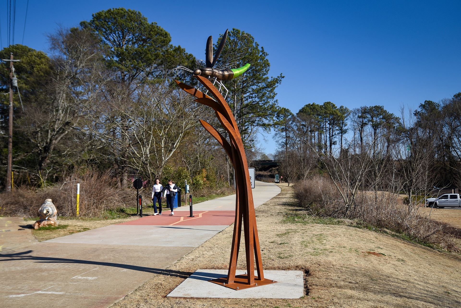 Georgia Railroad Lantern sculpture