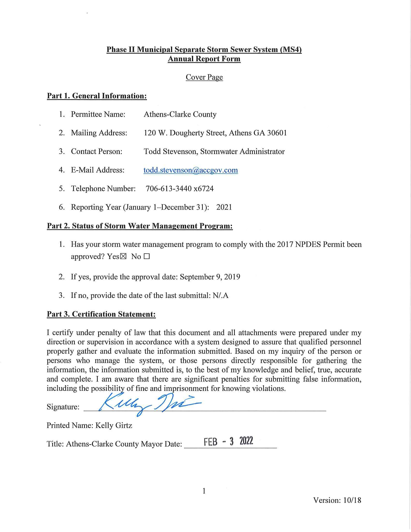 2021 Annual Report Cover