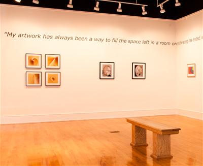 richie havens paintings on wall in museum with quote
