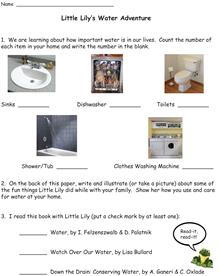 Little Lilys Water Adventure Sheet