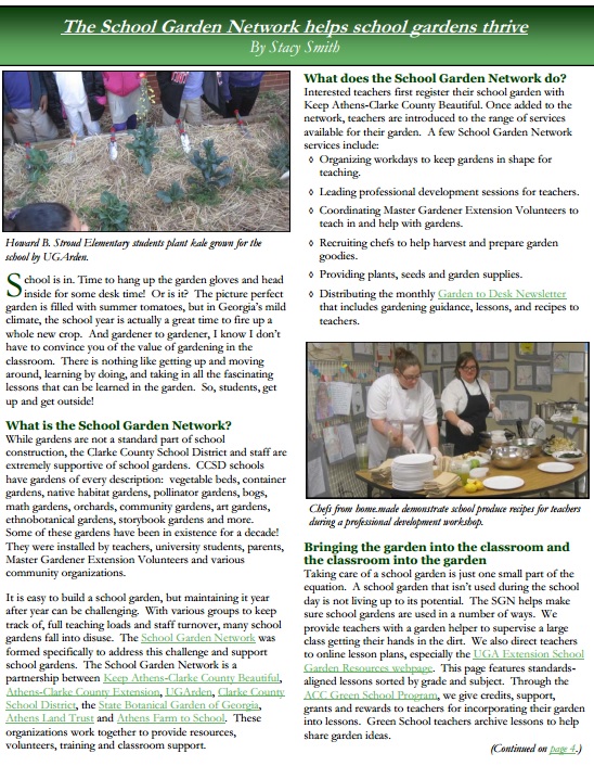 school garden network article shades of green sept 14