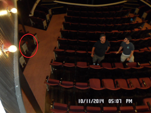 Dark mass near row 5