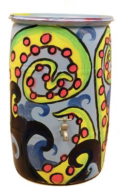 Matty Goldstein - Untitled Barrel (Waves)