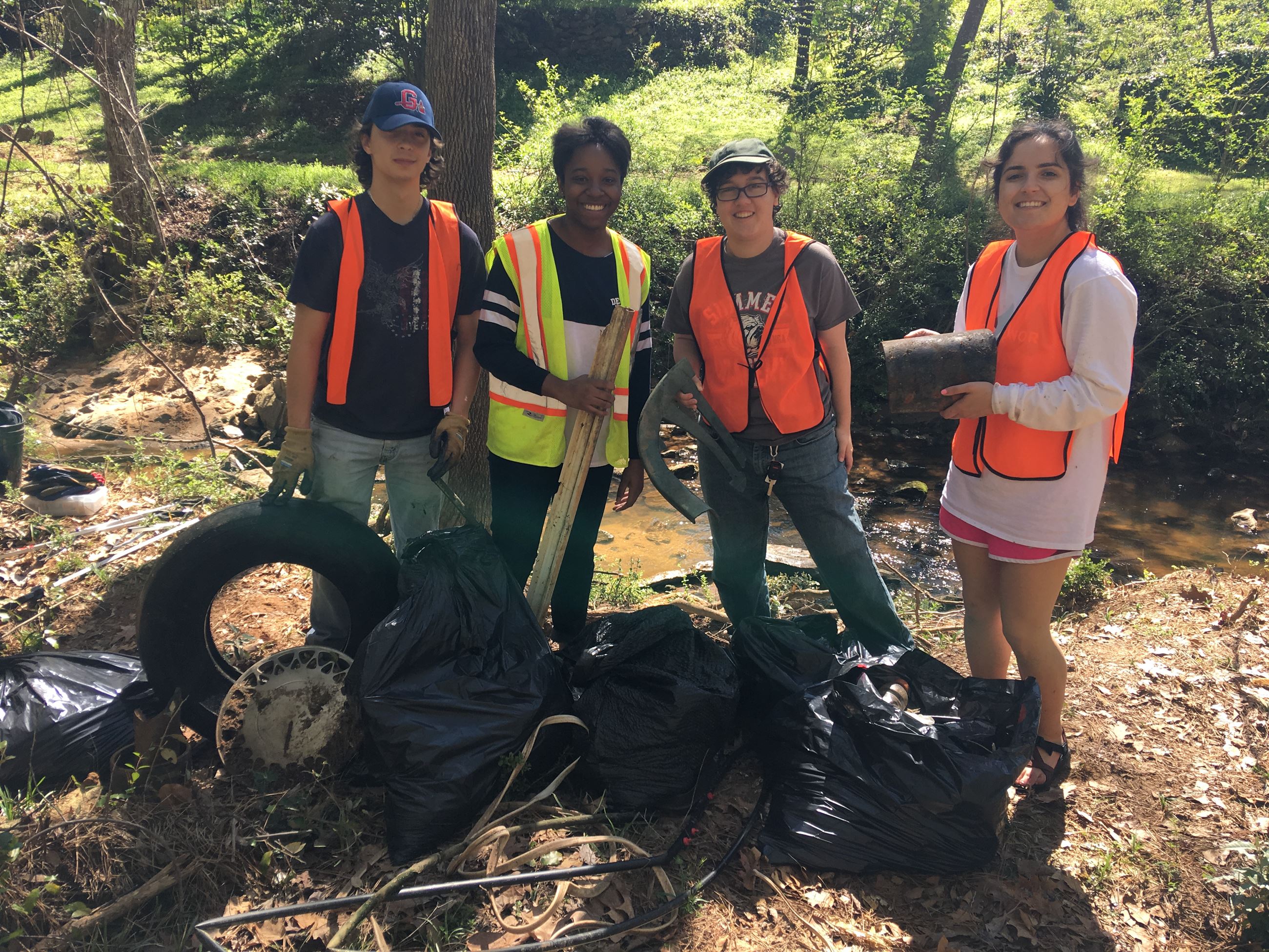 UGA Students at Brooklyn Creek