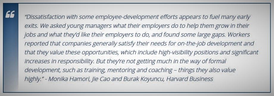 quote about employees valuing training coaching mentoring