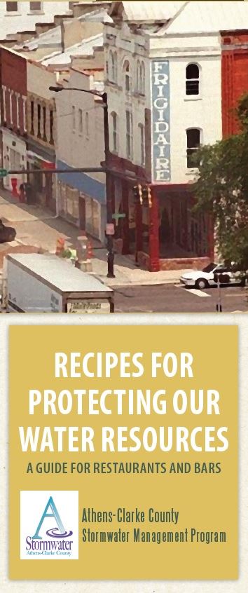 restaurant illicit discharge brochure screenshot