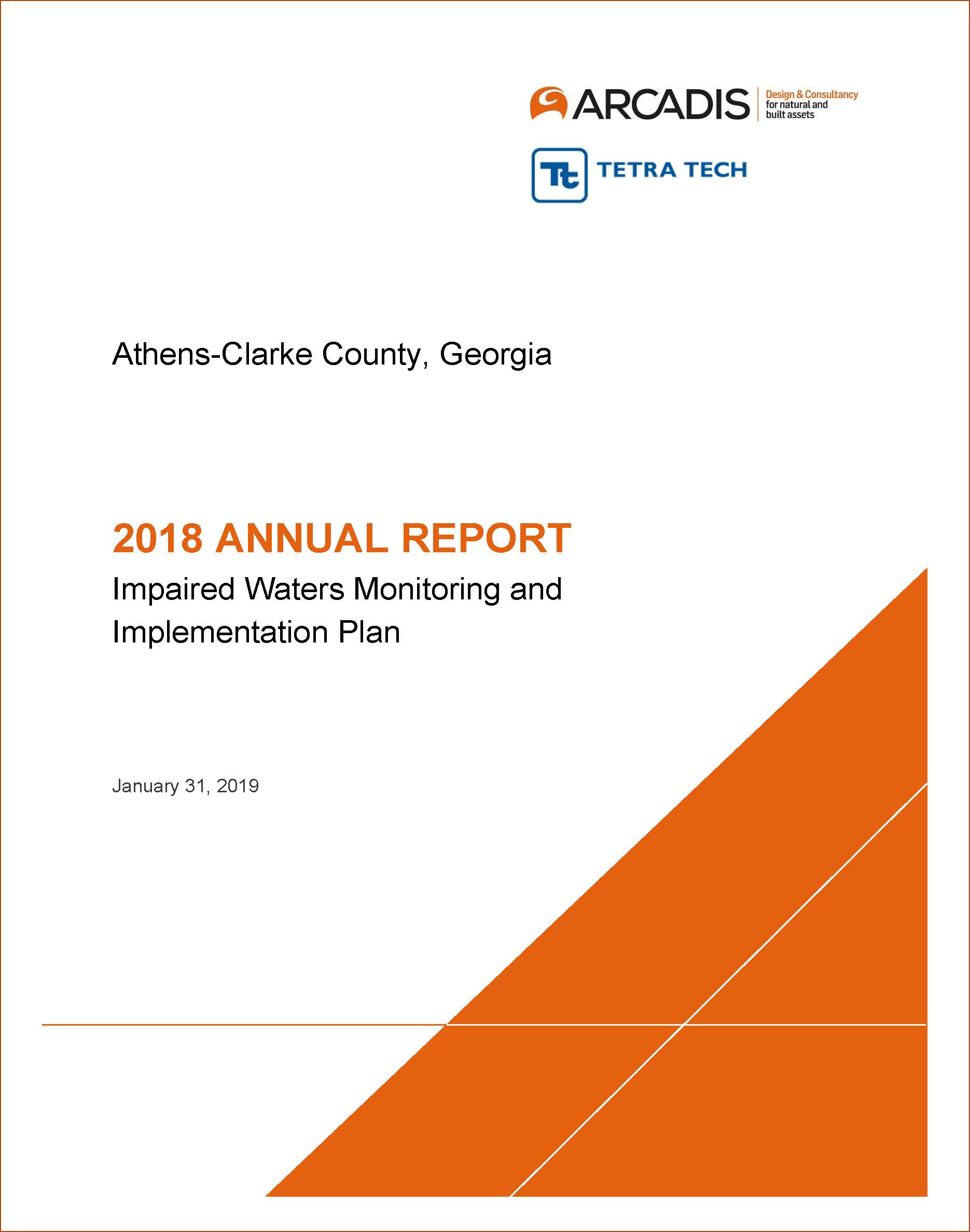 2018 Impaired Waters Report Cover Page