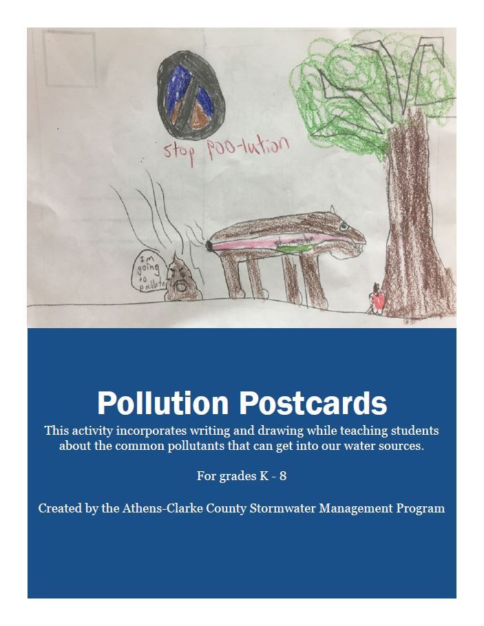 STEAM pollution postcards cover sheet