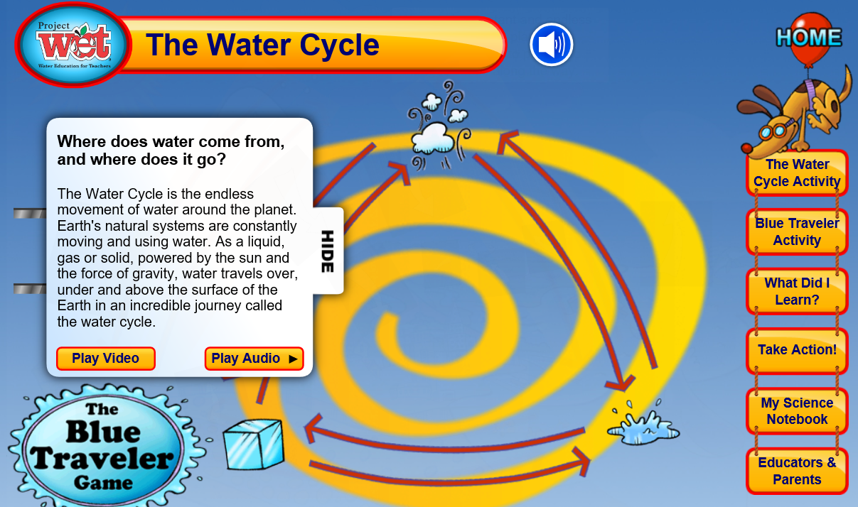 discover water online portal screenshot