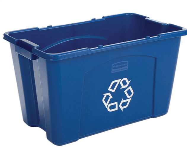 18 gallon tote in blue