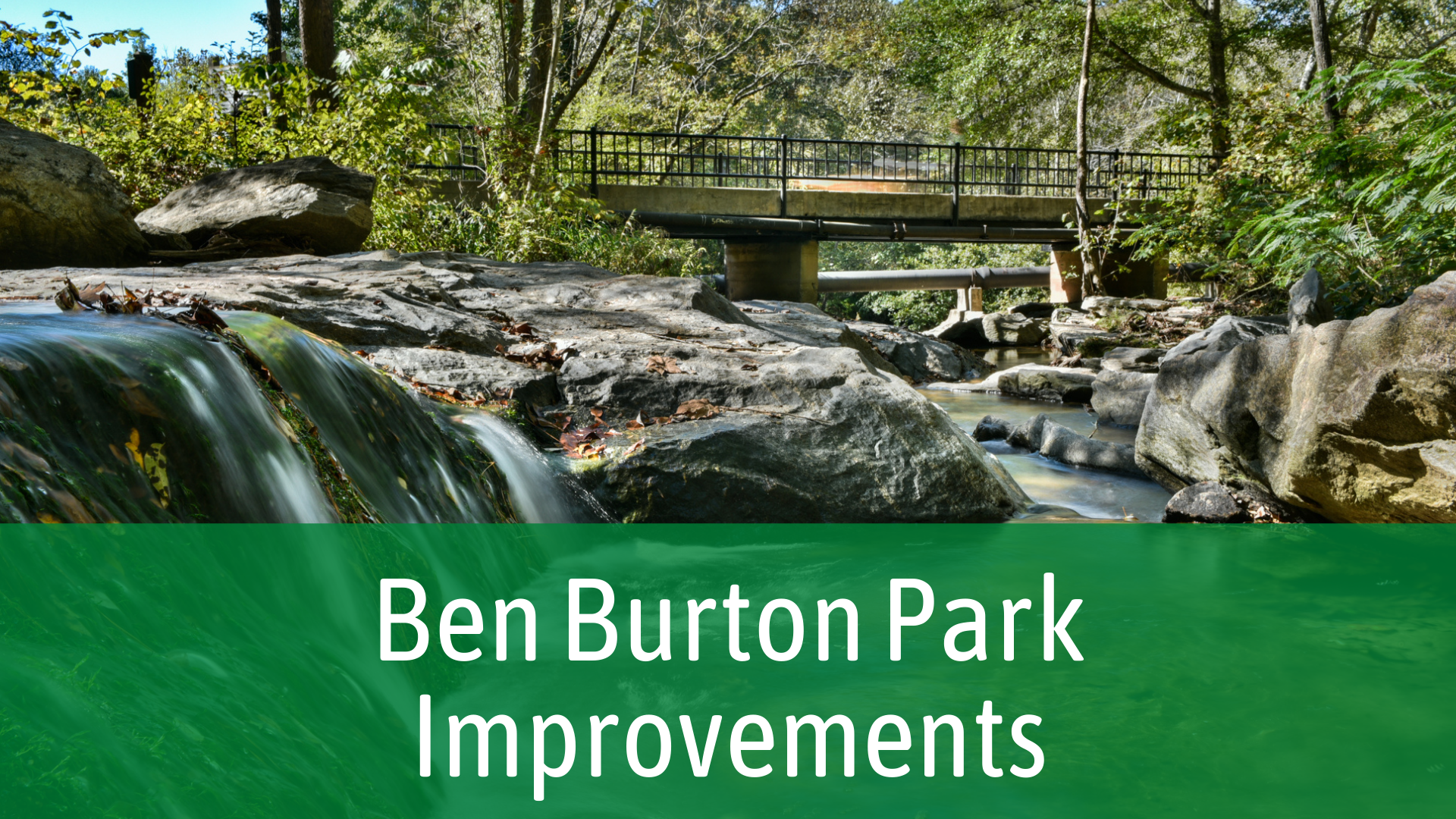 leisure services listens - ben burton park improvements - banner