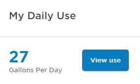 My Daily Use shows the per day gallons of water used in a household - available on WaterSmart online