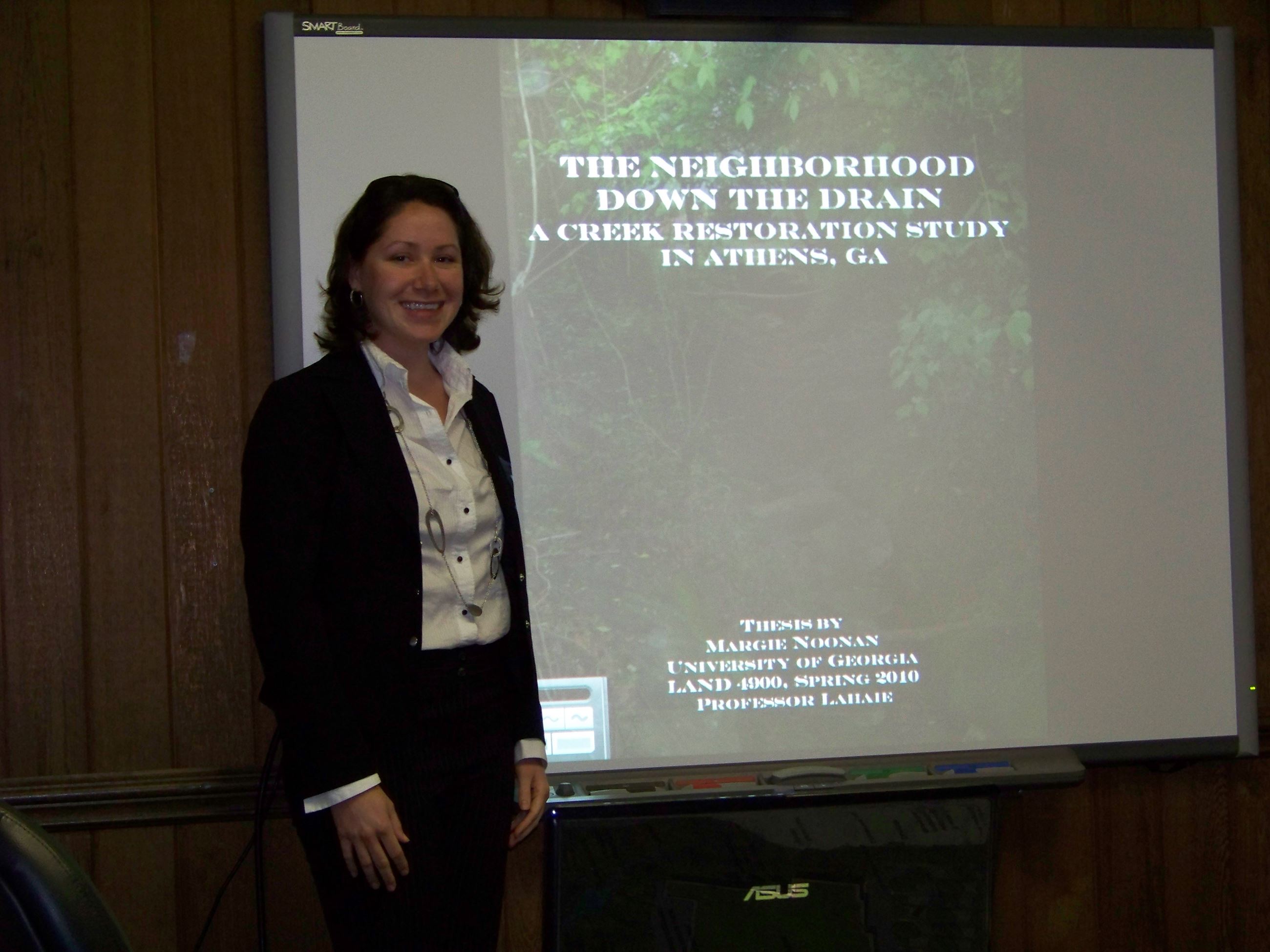 Margie Noonan 2010 Stormwater Steward