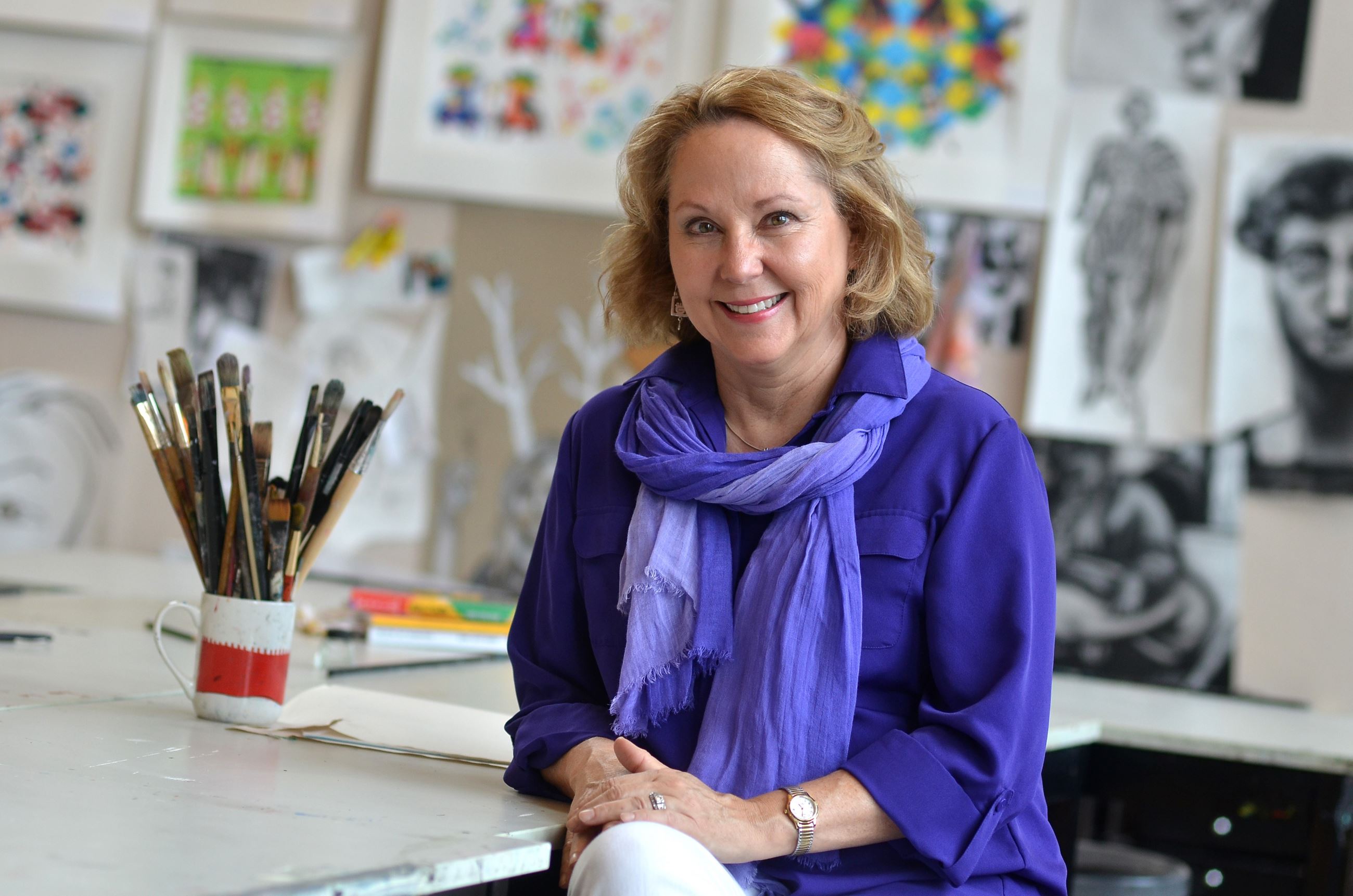 Gayle Hurley, portrait of the artist