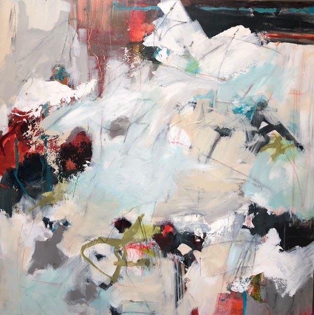 Peggy Vineyard, What's Next, Acrylic, 36" x 36"