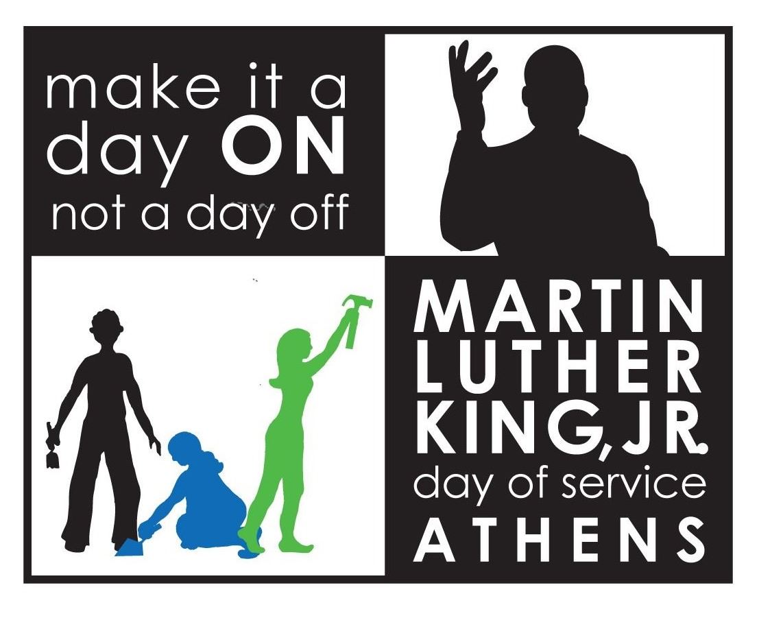 MLK Day make it a day on logo