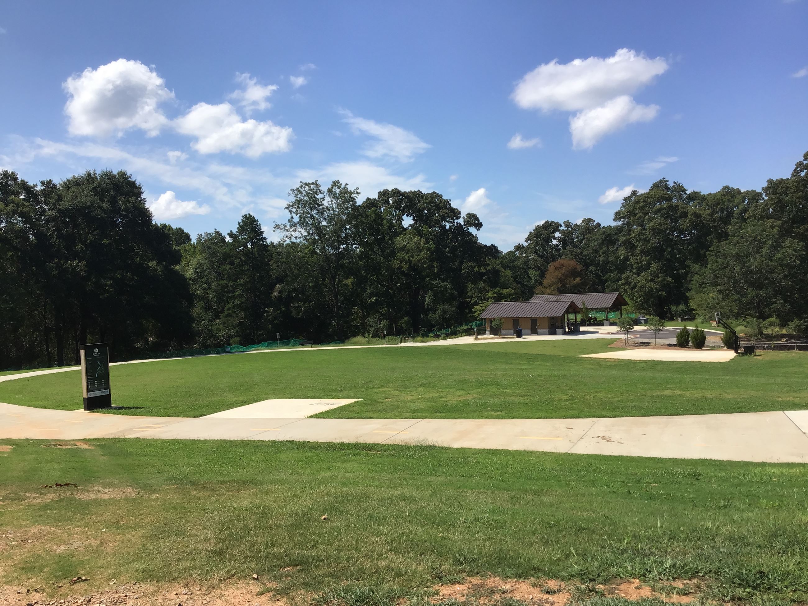 View of Dudley Park from the Firefly Trail
