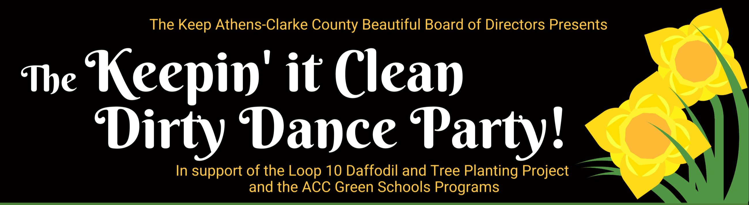 Dirty Dance Poster, same details as webpage text.