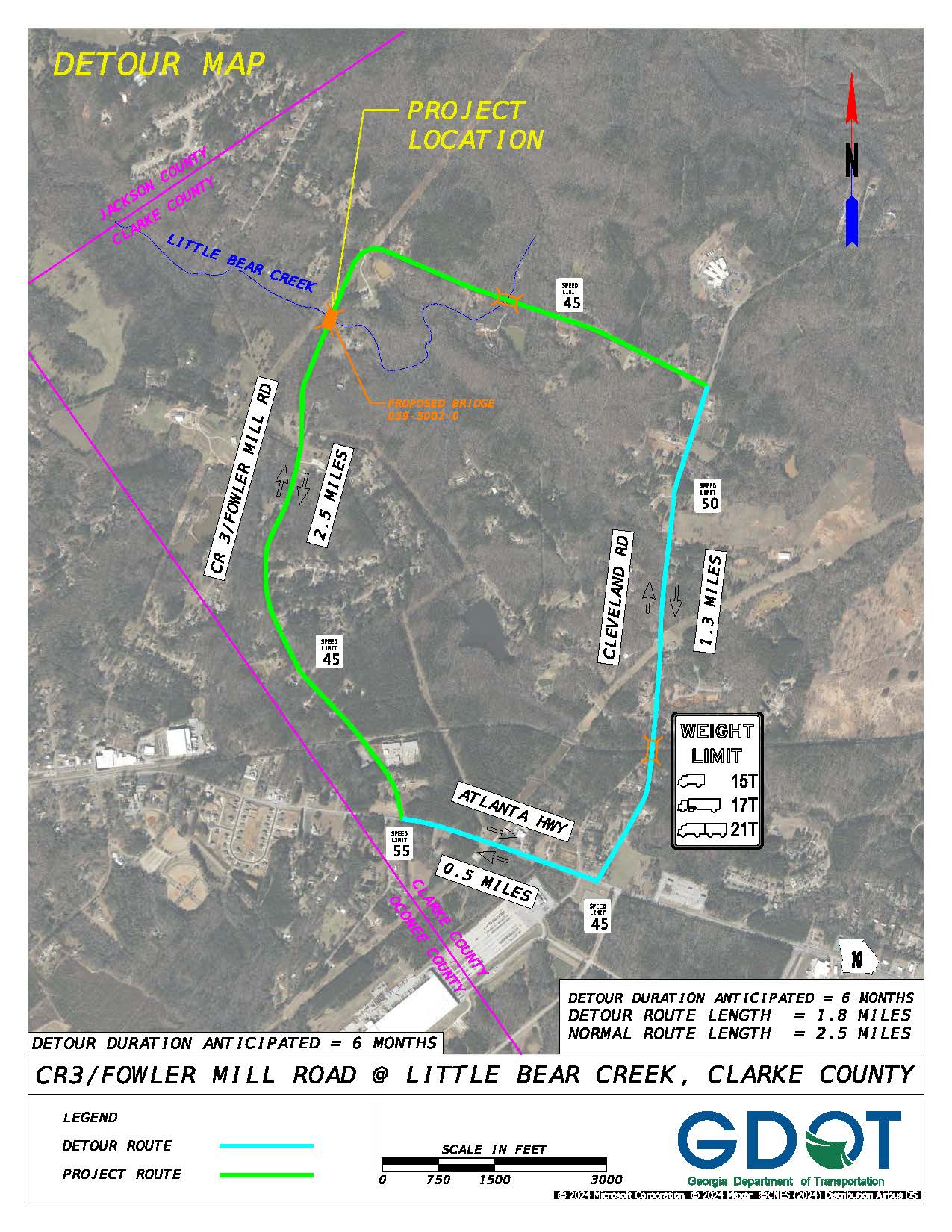 Fowler Mill Project Map