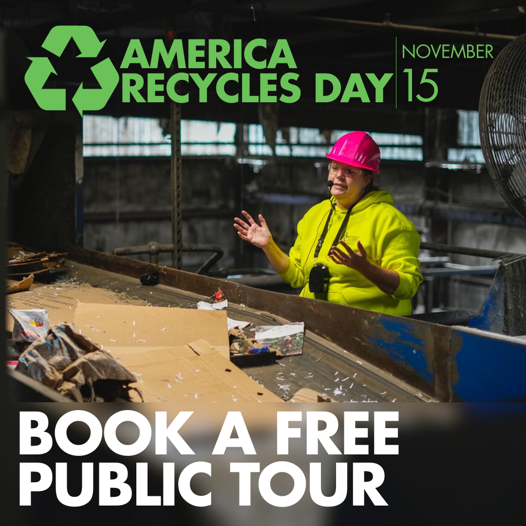 Book a tour on America Recycles Day November 15th