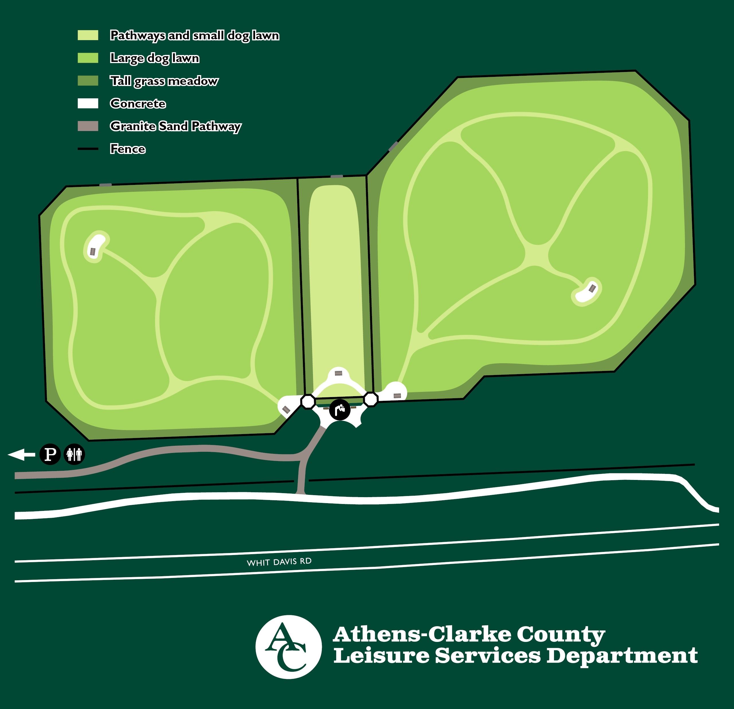 SECP Dog Park Landscaping Map