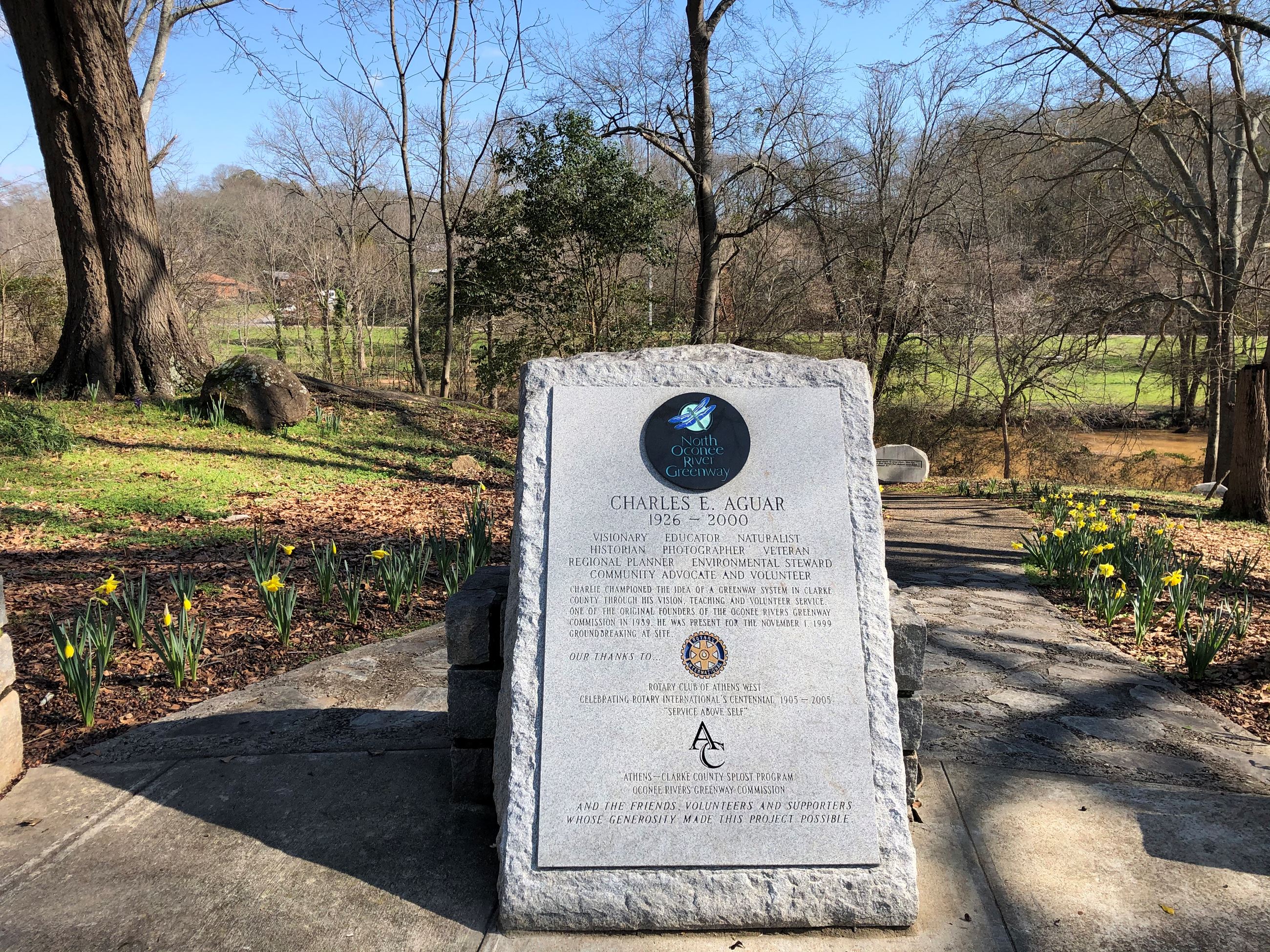 Aguar Plaza in Spring