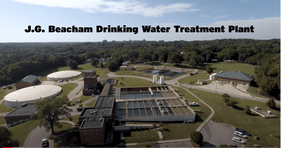 Aerial Picture of Drinking Water Treatment Plant Opens in new window
