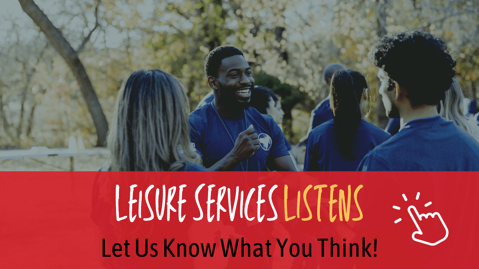 leisure services listens - graphic