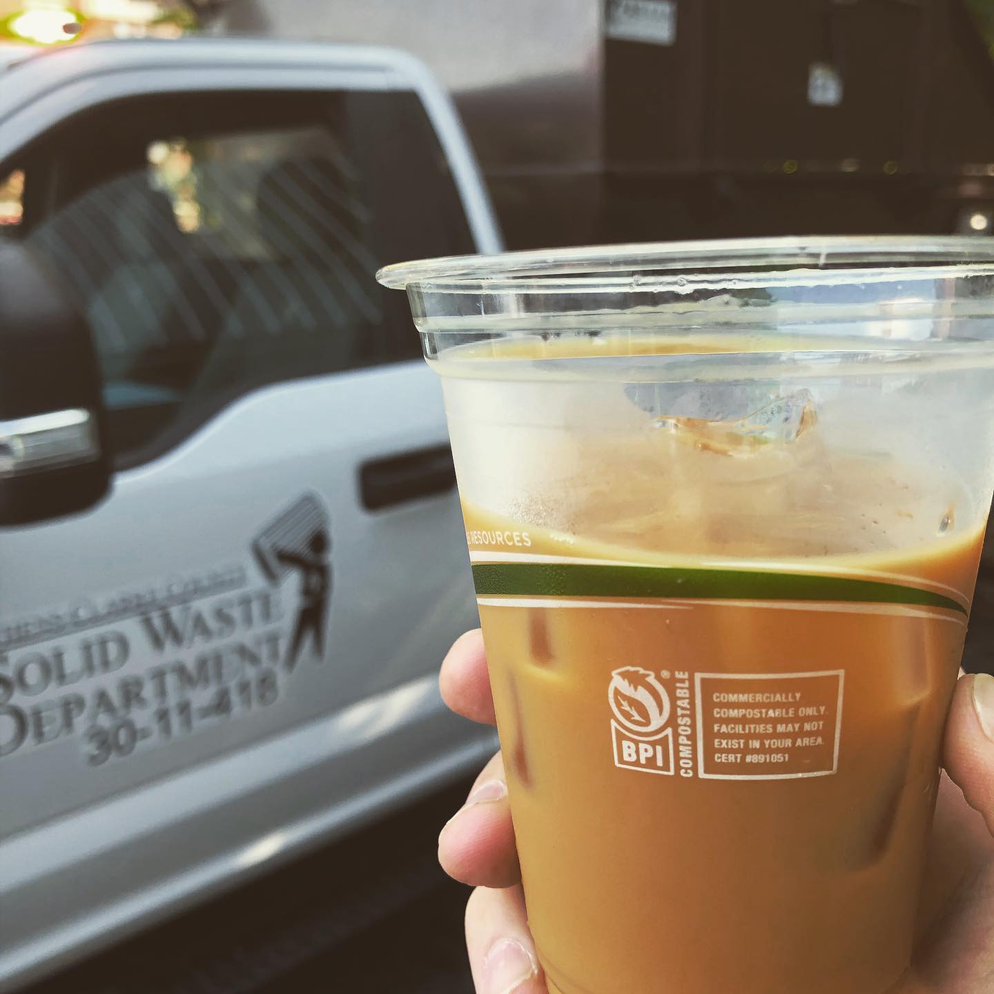 Food scraps compostable cup