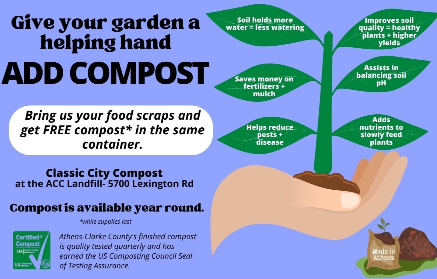 How compost helps your garden