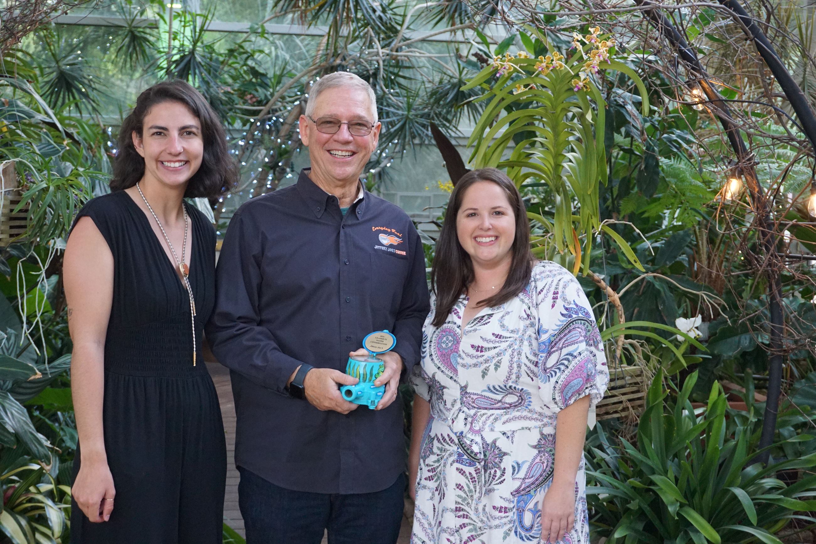 Jittery Joes receiving water conservation leader award