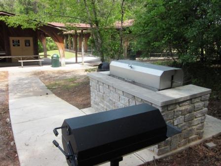 Photo of the grill area at Pavilion 2.