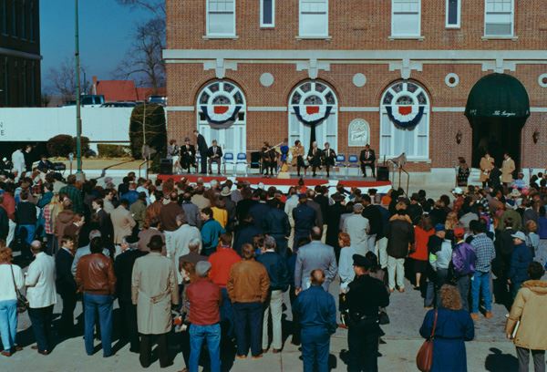 Unification Ceremony crowd